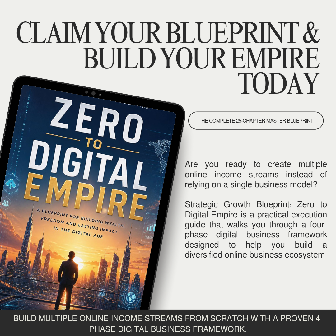 The Zero to Digital Empire Validation Playbook & Operating Framework